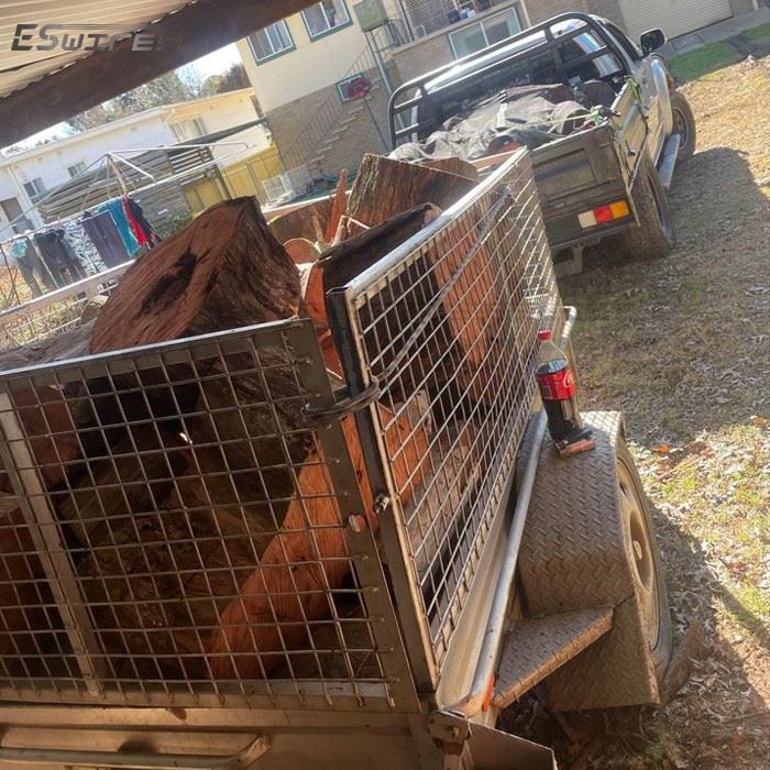 8 X 5 Cage Trailer Single Axle With Gate