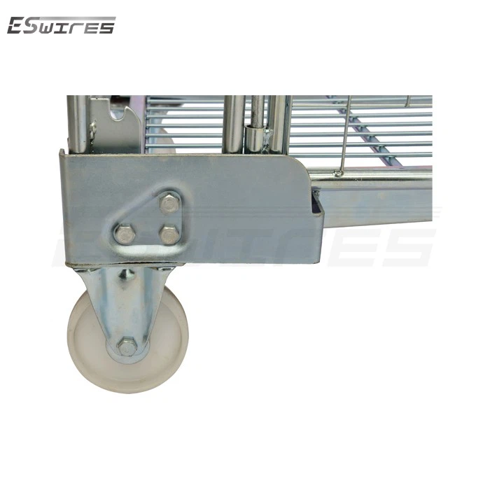 folding laundry trolley caster